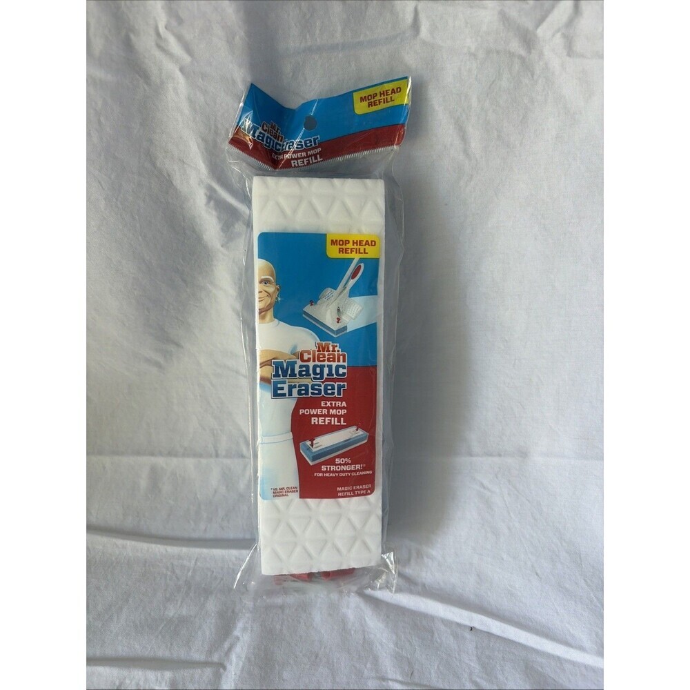Mr. Clean Magic Eraser Extra Power Mop Refill Type A Heavy Duty Cleaning 1ct